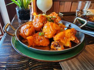 Fried cauliflower at Spices Restaurant 香辣軒 in Hong Kong Island