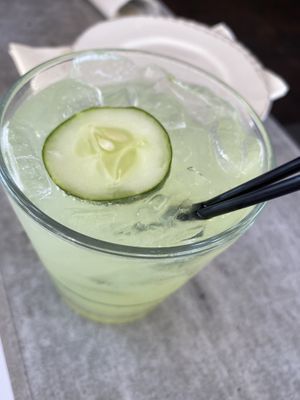 Cucumber margarita  at Gringos & Mariachis in Potomac