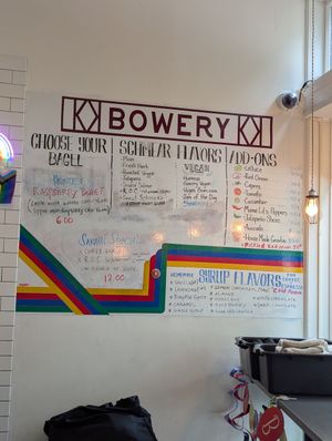  at Bowery Bagels in Portland