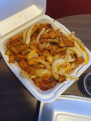 Mongolian Tofu at Golden Gate in Forks