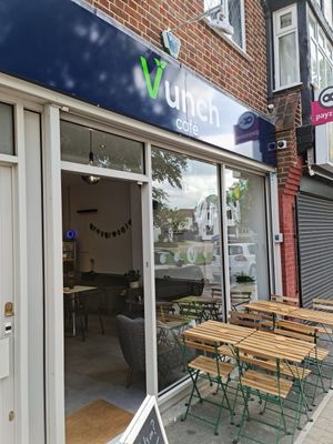 Outside at Vunch in Bromley