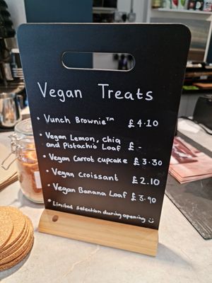 Vegan treats at Vunch in Bromley