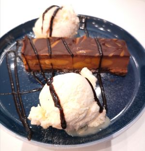 Salted Caramel Cheesecake at Vunch in Bromley