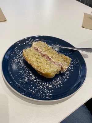 Lemon chia cake at Vunch in Bromley