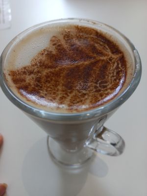 Spiced chai latte at Vunch in Bromley