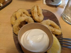 Calamares at A Flama in Zaragoza