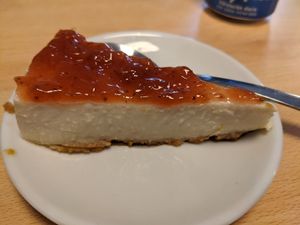 Tarta de queso at A Flama in Zaragoza