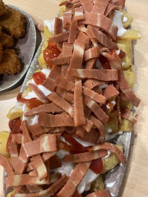 Bacon bravas   at A Flama in Zaragoza