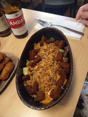 Ensalada aragonesa at A Flama in Zaragoza