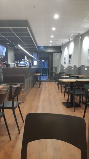 interior taken from the back at A Flama in Zaragoza