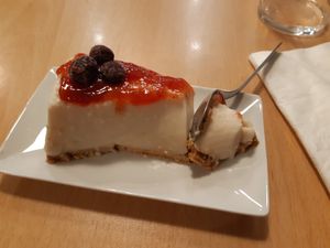 Cake at A Flama in Zaragoza