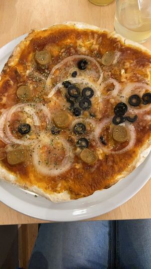 Pizza Romana  at A Flama in Zaragoza