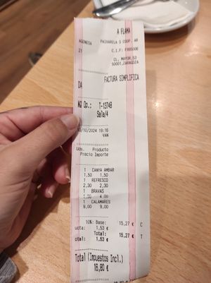 Bill at A Flama in Zaragoza