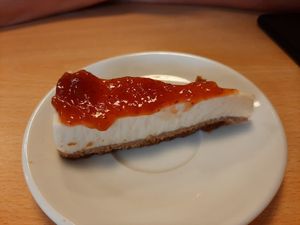 Tarta de queso at A Flama in Zaragoza