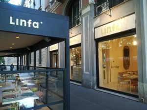 Entrance at Linfa in Milan