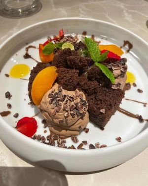 Decomposed sacher at Linfa in Milan