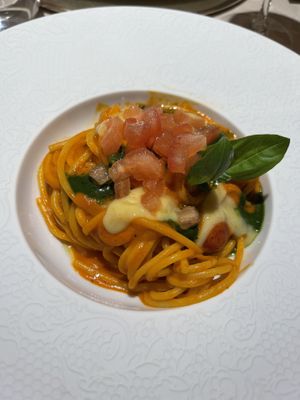 Spaguetti  at Linfa in Milan