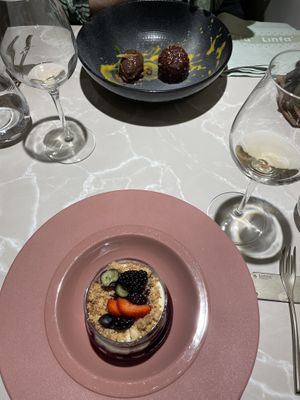 very delicious vegan desserts at Linfa in Milan