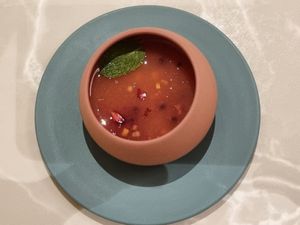 Grapefruit Soup at Linfa in Milan