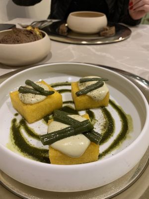 Delicious polenta!  at Linfa in Milan