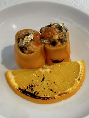 a special sushi   at Linfa in Milan