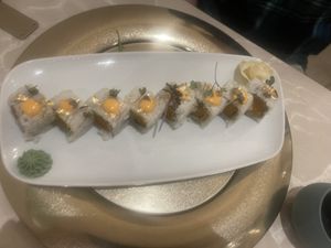 pumpkin sushi   at Linfa in Milan