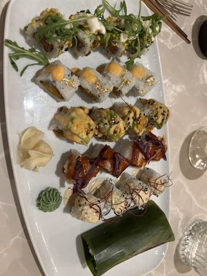 Sampler Sushi platter  at Linfa in Milan