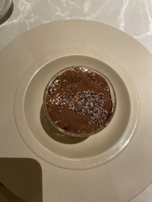 gf vg tiramisu (overhead)  at Linfa in Milan