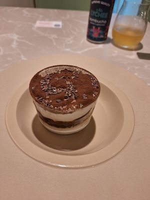 Tiramisu at Linfa in Milan