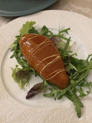 Free chicken  at Linfa in Milan