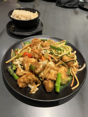 Cauliflower lo mein   at Sakana in Rocky River