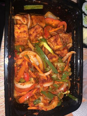 Volcano wok dish  at Sakana in Rocky River