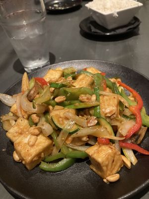 Tofu Kung Pao  at Sakana in Rocky River