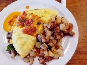 Vegan Omelet  at J's Diner in Hagerstown