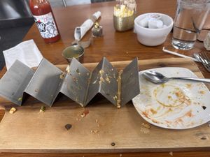 The Aftermath of an incredible meal!🍽️   at J's Diner in Hagerstown