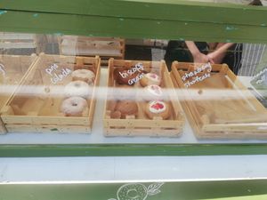 Doughnuts almost gone!! at Sasparella Vegan Deli + Donut Delivery in Falmouth