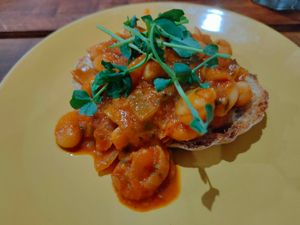 Beans on Toast at Thornberry Cafe & Deli in North Aston