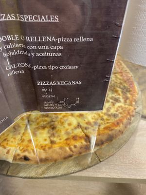 Carta  at La Galganni Pizzería in Pamplona