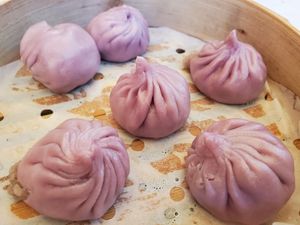Sweet Taro Xiao Long Bao at Iron Teapot Dim Sum in Culver City