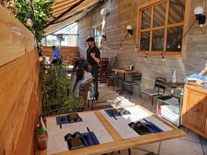 Inside at Iron Teapot Dim Sum in Culver City