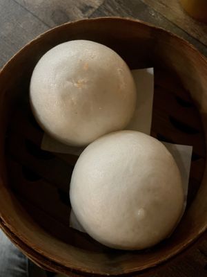 White Lotus Sweet Bun  at Iron Teapot Dim Sum in Culver City