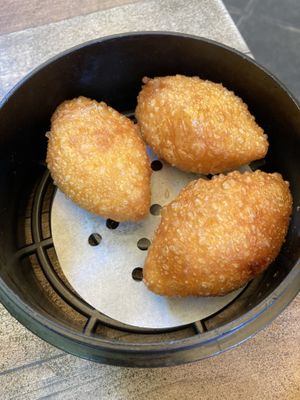 Mochi balls with mince   at Iron Teapot Dim Sum in Culver City