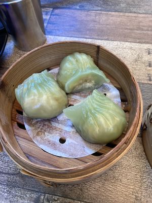 Shrimp dumplings   at Iron Teapot Dim Sum in Culver City