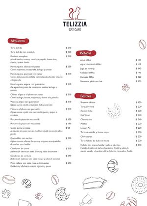 No creo que sean muy felices ni las vacas ni ningún animal con este tipo de cartas  at Telizzia Cat Café in Montevideo