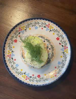 Loved it. Even though I don’t like raw cucumber, they seasoned with salt just right amount & dill which was very nice  at Retro33 - 레트로33 in Yongin