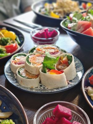 Luckily, I could join their step meal time which is break time for regular customers. Everything is so fresh   at Retro33 - 레트로33 in Yongin