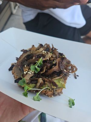 Unami mushroom open sandwich with avocado 🤤 at NOMAD Bread & Coffee in Limassol
