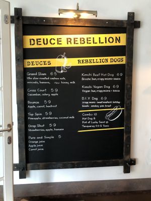 Menú at Deuce Rebellion in South East London