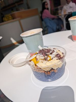 Calderan beast - chia pudding at Stolen Fruit in Santorini