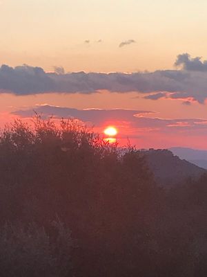 Sunset at The Country House Montali in Panicale